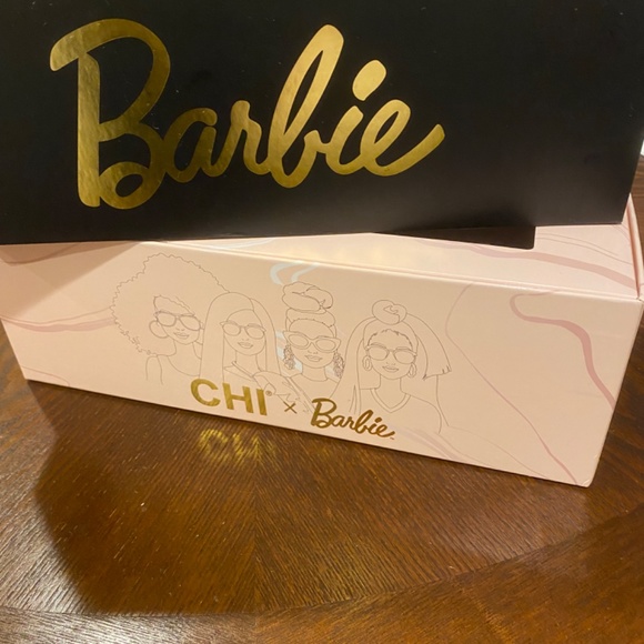 Chi Authentic Limited Ed Pink Barbie Hair Curler Ceramic Rotating Curling FullSz - Picture 11 of 13